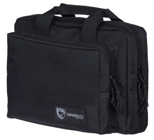 DRAGO PRO GEAR DOUBLE PISTOL CASE BLACK (24/CASE)