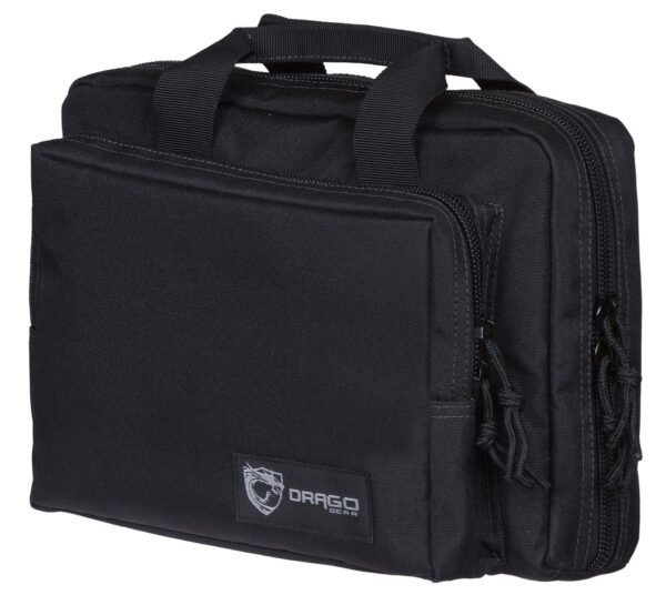 image-full-7233-1e584cd6c13c9d07ab1760c6ace8db8a.jpg DRAGO PRO GEAR DOUBLE PISTOL CASE BLACK (24/CASE)